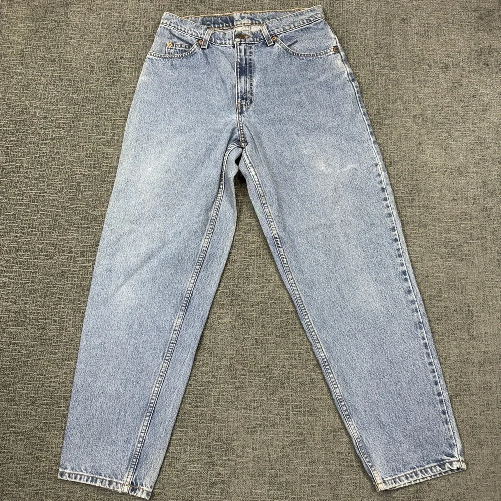 Vintage Levi's 560 Orange Tab Jeans Men's 31x30 Loose Fit Tapered Leg 90's